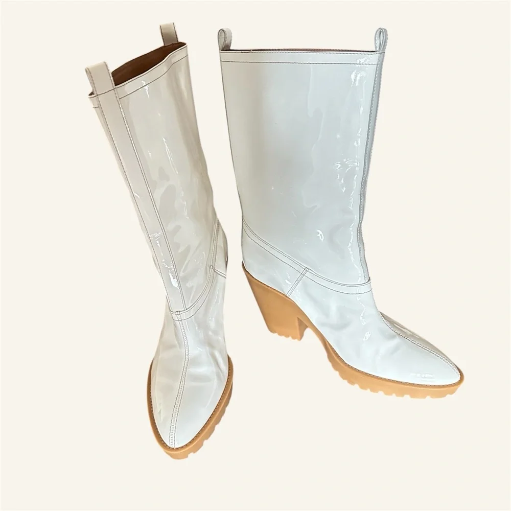 MAISON MARGIELA Patent Leather Boots🌸